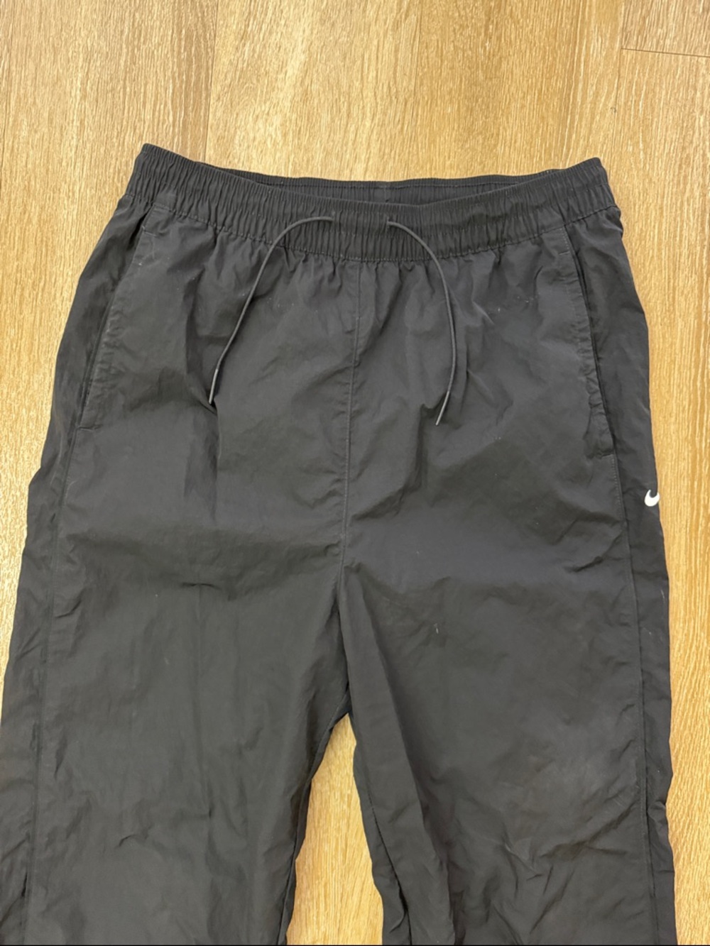 Nike Windrunner High Waisted Woven Open Hem Pants size Small Tall Long Inseam - Picture 6 of 9
